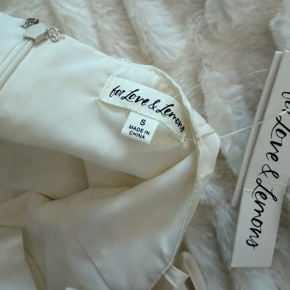 For Love And Lemons Cream Mini Dress - Picture 3 of 5